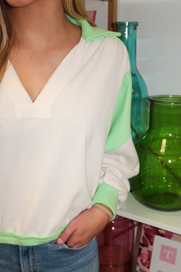 Lime Sweatshirt